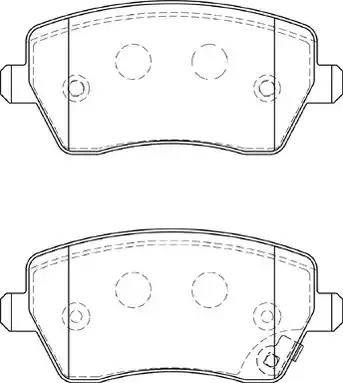 Duron DBP364069 - Brake Pad Set, disc brake autospares.lv