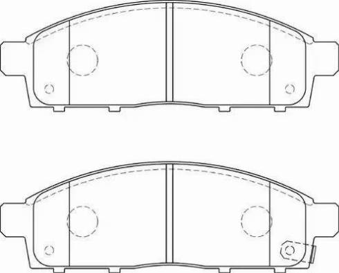 Duron DBP314023 - Brake Pad Set, disc brake autospares.lv