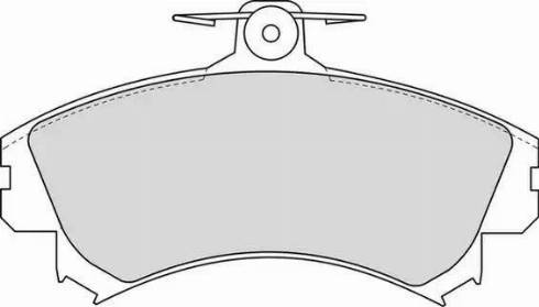 Duron DBP381093 - Brake Pad Set, disc brake autospares.lv