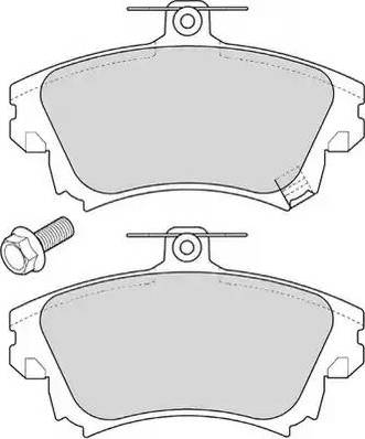 Duron DBP381384 - Brake Pad Set, disc brake autospares.lv