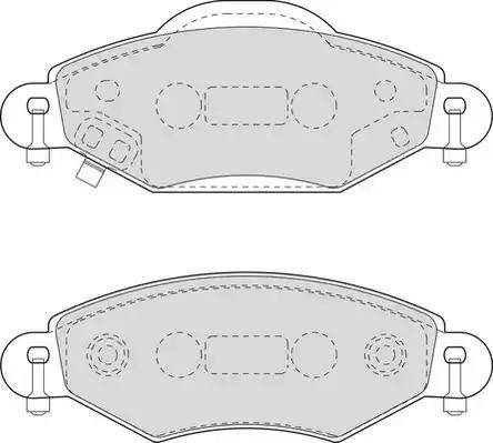 Duron DBP371513 - Brake Pad Set, disc brake autospares.lv