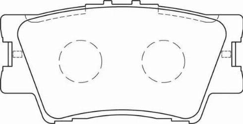 Duron DBP371892 - Brake Pad Set, disc brake autospares.lv