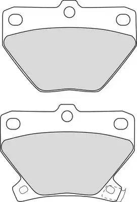 Duron DBP371395 - Brake Pad Set, disc brake autospares.lv