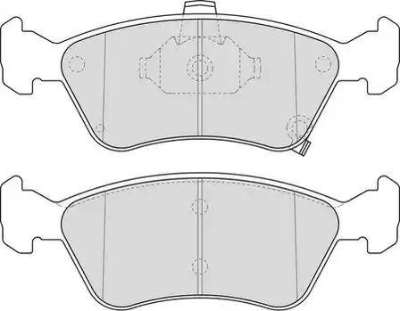 Duron DBP371321 - Brake Pad Set, disc brake autospares.lv