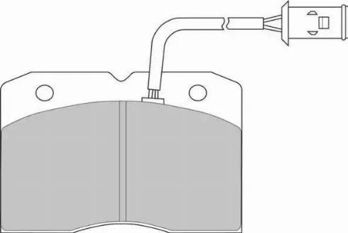 Duron DBP290655 - Brake Pad Set, disc brake autospares.lv