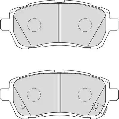 Duron DBP244179 - Brake Pad Set, disc brake autospares.lv