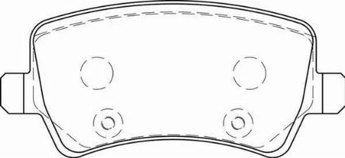 Duron DBP241918 - Brake Pad Set, disc brake autospares.lv