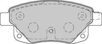 Duron DBP241930 - Brake Pad Set, disc brake autospares.lv