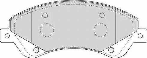 Duron DBP241929 - Brake Pad Set, disc brake autospares.lv