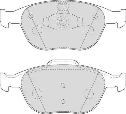 Duron DBP241568 - Brake Pad Set, disc brake autospares.lv