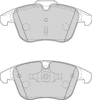 Duron DBP241897 - Brake Pad Set, disc brake autospares.lv