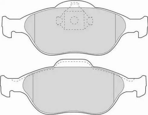 Duron DBP241394 - Brake Pad Set, disc brake autospares.lv