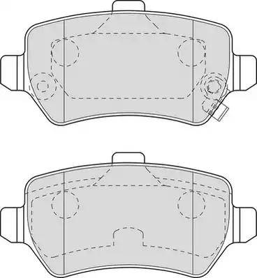 Duron DBP251521 - Brake Pad Set, disc brake autospares.lv