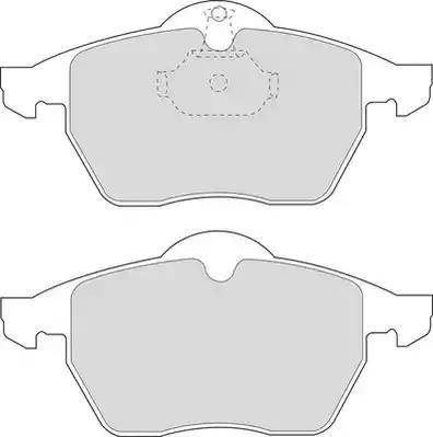 Duron DBP251068 - Brake Pad Set, disc brake autospares.lv