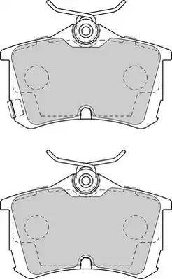 Duron DBP261506 - Brake Pad Set, disc brake autospares.lv