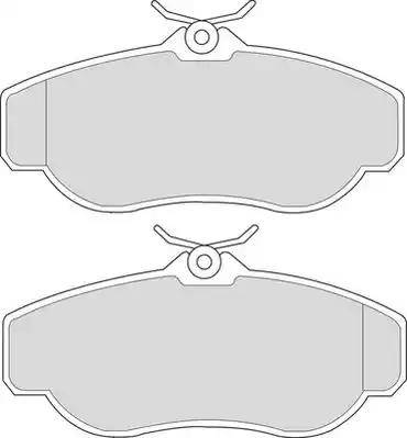 Duron DBP200980 - Brake Pad Set, disc brake autospares.lv