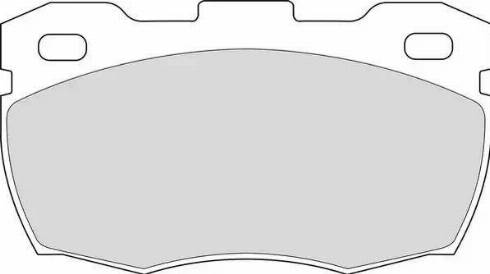 Duron DBP200871 - Brake Pad Set, disc brake autospares.lv