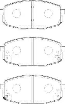 Duron DBP201869 - Brake Pad Set, disc brake autospares.lv