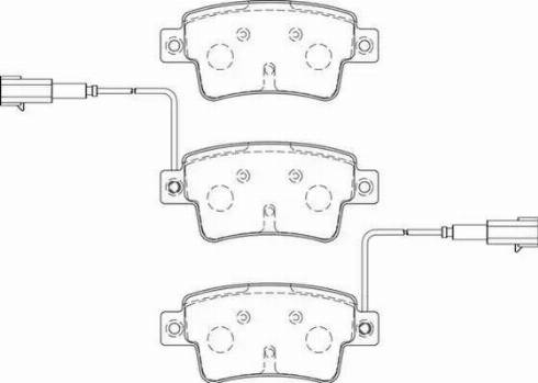 Duron DBP234325 - Brake Pad Set, disc brake autospares.lv