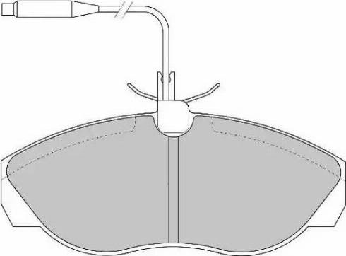 Duron DBP230967 - Brake Pad Set, disc brake autospares.lv