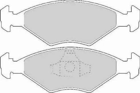 Dynamatrix DBP896 - Brake Pad Set, disc brake autospares.lv