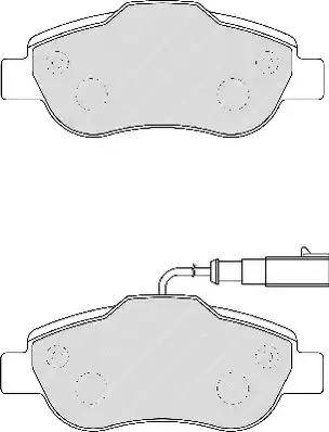 Duron DBP231945 - Brake Pad Set, disc brake autospares.lv