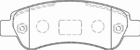 Duron DBP231927 - Brake Pad Set, disc brake autospares.lv