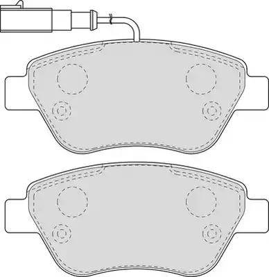 Duron DBP231466 - Brake Pad Set, disc brake autospares.lv