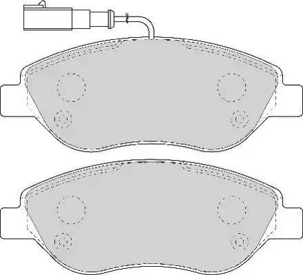 Duron DBP231468 - Brake Pad Set, disc brake autospares.lv