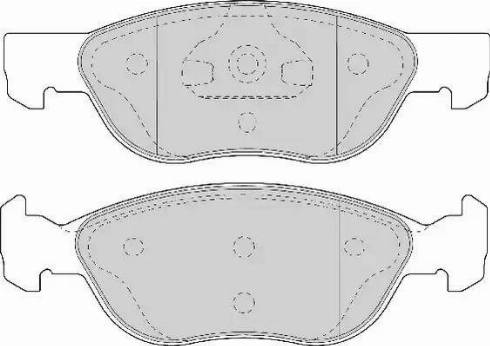 Duron DBP231651 - Brake Pad Set, disc brake autospares.lv