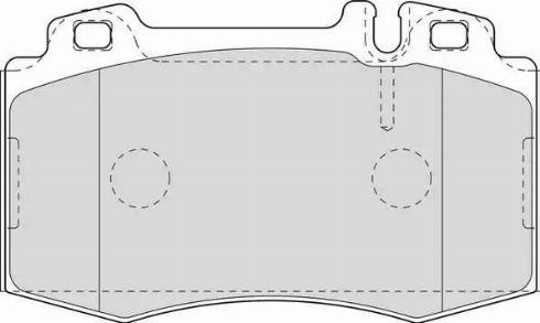 Duron DBP221426 - Brake Pad Set, disc brake autospares.lv