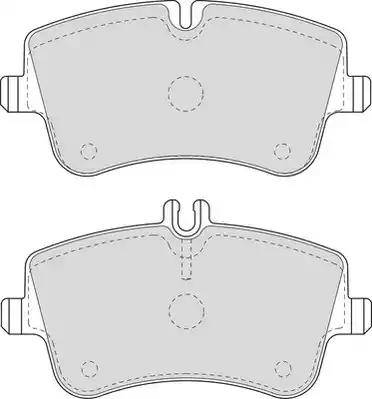 Duron DBP221428 - Brake Pad Set, disc brake autospares.lv