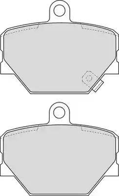 Duron DBP221162 - Brake Pad Set, disc brake autospares.lv