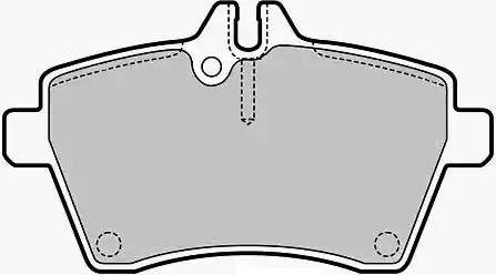 Duron DBP221749 - Brake Pad Set, disc brake autospares.lv