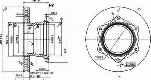 Duron DCR164A - Brake Disc autospares.lv