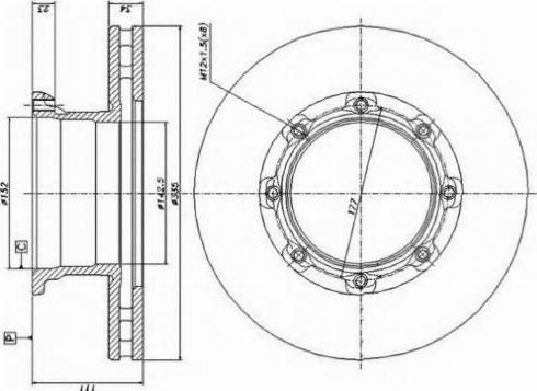 Duron DCR188A - Brake Disc autospares.lv