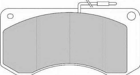 Duron DCV668 - Brake Pad Set, disc brake autospares.lv