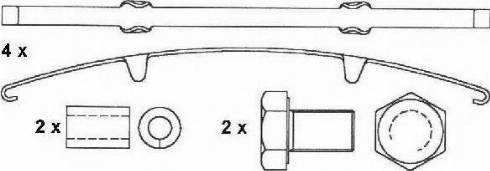 Duron DCV1656BFE - Brake Pad Set, disc brake autospares.lv