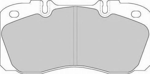 Duron DCV1126 - Brake Pad Set, disc brake autospares.lv