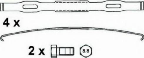 Duron DCV4377B - Brake Pad Set, disc brake autospares.lv