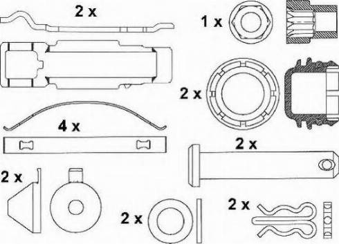 Duron DCV1598BFE - Brake Pad Set, disc brake autospares.lv