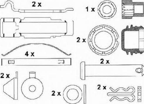 Duron DCV1275BFE - Brake Pad Set, disc brake autospares.lv