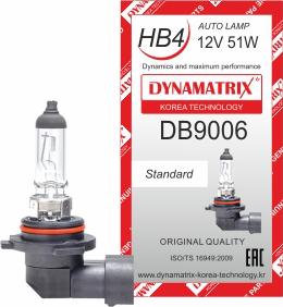 Dynamatrix DB9006 - Bulb, headlight autospares.lv