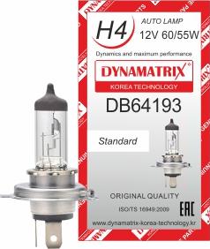 Dynamatrix DB64193 - Bulb, headlight autospares.lv