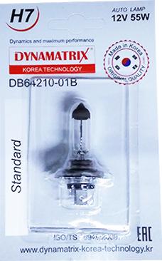 Dynamatrix DB64210-01B - Bulb, headlight autospares.lv