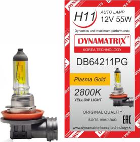 Dynamatrix DB64211PG - Bulb, headlight autospares.lv