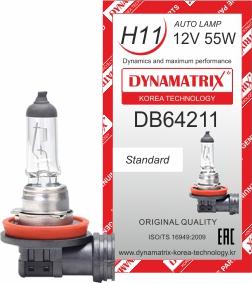 Dynamatrix DB64211 - Bulb, headlight autospares.lv