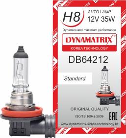 Dynamatrix DB64212 - Bulb, headlight autospares.lv