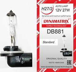 Dynamatrix DB881 - Bulb, headlight autospares.lv