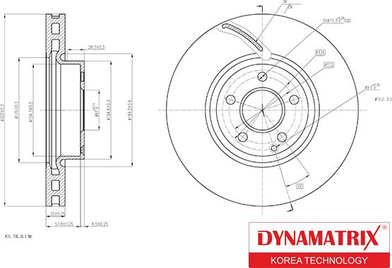 Dynamatrix DBD1692 - Brake Disc autospares.lv